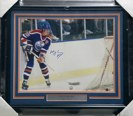 Wayne Gretzky Autographed Framed 16x20 Photo Edmonton Oilers Beckett BAS #AE16675 Wayne Gretzky Autographed Framed 16x20 Photo Edmonton Oilers Beckett BAS #AE16675