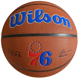 Unsigned Wilson Official NBA Composite Leather Philadelphia 76ers Logo Basketball Unsigned Wilson Official NBA Composite Leather Philadelphia 76ers Logo Basketball