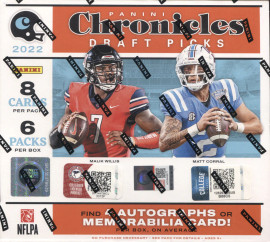 2022 Panini Chronicles Draft Picks Football Hobby Box Stock #253513
