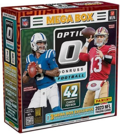 2023 Panini Donruss Optic Football Mega Box (Blue Hyper Parallels) Stock #253536