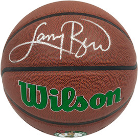 Larry Bird Autographed Composite Leather Boston Celtics Logo Basketball PSA/DNA ITP Stock #253570 Larry Bird Autographed Composite Leather Boston Celtics Logo Basketball PSA/DNA ITP Stock #253570