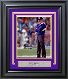 Don James Autographed Framed 8x10 Photo Washington Huskies MCS Holo Stock #253367 Don James Autographed Framed 8x10 Photo Washington Huskies MCS Holo Stock #253367