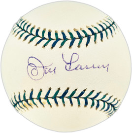 Don Larsen Autographed Official 2001 All Star Game Logo Baseball New York Yankees MLB Holo #AR510253