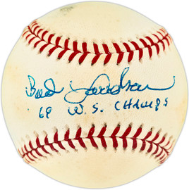 Bud Harrelson Autographed Official NL Baseball New York Mets "69 W.S. Champs" JSA #AL55247