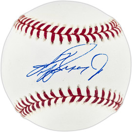Ken Griffey Jr. Autographed Official MLB Baseball Seattle Mariners Beckett BAS Witness #3W342009