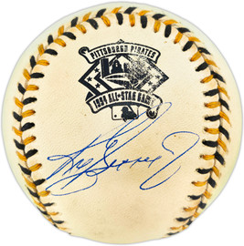 Ken Griffey Jr. Autographed Official 1994 All Star game Logo Baseball Seattle Mariners Beckett BAS Witness #1W901415