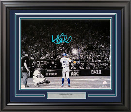 Ichiro Suzuki Autographed Framed 16x20 Photo Seattle Mariners Final At Bat IS Holo Stock #254241 Ichiro Suzuki Autographed Framed 16x20 Photo Seattle Mariners Final At Bat IS Holo Stock #254241