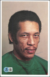 John "JJ" Johnson Autographed 6x9 Photo Seattle Supersonics Beckett BAS QR #BT66609