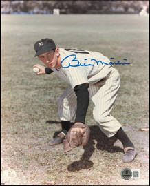 Billy Martin Autographed 8x10 Photo New York Yankees Beckett BAS #AE50740