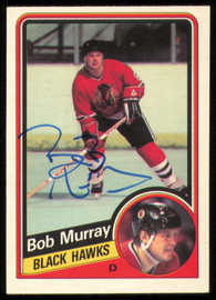 Bob Murray Autographed 1984-85 O-Pee-Chee Card #41 Chicago Blackhawks SKU #254941