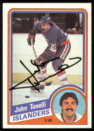 John Tonelli Autographed 1984-85 Topps Card #103 New York Islanders SKU #255000