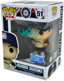 Ichiro Suzuki Autographed Hall of Fame Funko Pop #51 Seattle