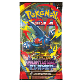 Pokemon Mega Evolution Phantasmal Flames Booster Pack Stock #255981