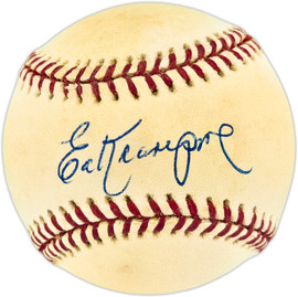 Ed Kranepool Autographed Official NL Baseball New York Mets Beckett BAS QR #BU86780