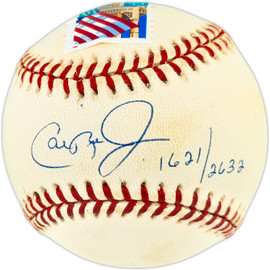 Cal Ripken Jr. Autographed Official Postmarked AL Baseball Baltimore Orioles Beckett BAS QR #BU86747