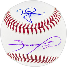 Mark McGwire & Sammy Sosa Autographed Official MLB Baseball (Smudged) Beckett BAS Witness #3W367444