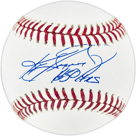 Ken Griffey Jr. Autographed Official MLB Baseball Seattle Mariners "630 HRs" Beckett BAS Witness #3W341461