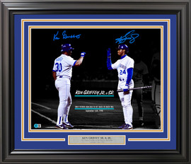 Ken Griffey Jr. Autographed Framed 16x20 Photo Seattle Mariners