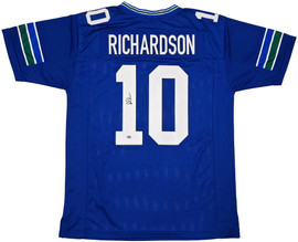 Seattle Seahawks Paul Richardson Autographed Blue Jersey GTSM Stock #256888
