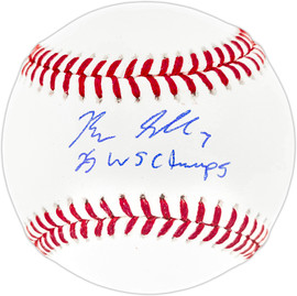 Blake Snell Autographed Official MLB Baseball Los Angeles Dodgers "25 WS Champs" Beckett BAS Witness Stock #256930