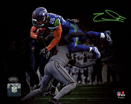Zach Charbonnet Autographed 8x10 Photo Seattle Seahawks Spotlight MCS Holo Stock #256980