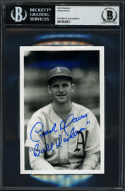 Lawrence Crash Davis Autographed 4x6 Photo Philadelphia A's "Bull Durham" Beckett BAS #18630813