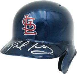 Paul Goldschmidt Autographed St. Louis Cardinals Chrome Blue Mini Helmet Fanatics & MLB Holo Stock #257008