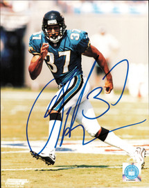 Carnell Lake Autographed 8x10 Photo Jacksonville Jaguars SKU #257305