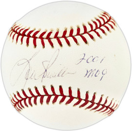 Lou Piniella Autographed Official MLB Baseball Seattle Mariners "2001 MOY" Beckett BAS #H10562