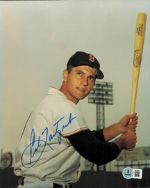 Carl Yastrzemski Autographed 8x10 Photo Boston Red Sox Beckett BAS #BS38684