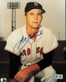 Carl Yastrzemski Autographed 8x10 Photo Boston Red Sox Beckett BAS #BS38682