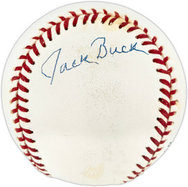 Jack Buck Autographed Official NL Baseball St. Louis Cardinals Announcer JSA #H10046