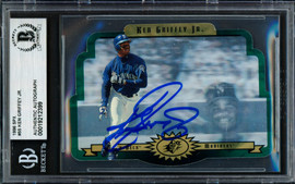 Ken Griffey Jr. Autographed 1996 SPX Gold Card #55 Seattle Mariners Beckett BAS #19212399