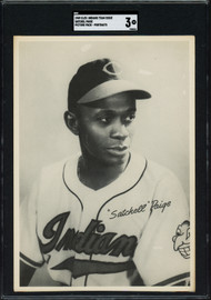 Satchel Paige Autographed 1949 Picture Pack Portraits Team Issued Photo #6.5x8.5 Cleveland Indians SGC 3 SGC #9988534
