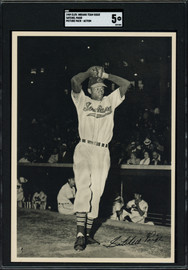 Satchel Paige 1949 Picture Pack Action Team Issued Photo #6.5x8.5 Cleveland Indians SGC 5 SGC #8397505