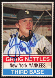 Graig Nettles Autographed 1976 Hostess Card #81 New York Yankees SKU #258709