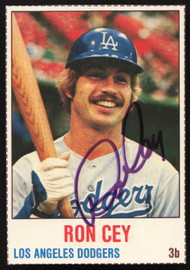 Ron Cey Autographed 1978 Hostess Card #93 Los Angeles Dodgers SKU #258722