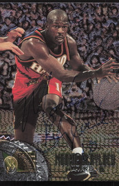 Mookie Blaylock Autographed 1995-96 Fleer Metal Card #122 Atlanta Hawks SKU #258969
