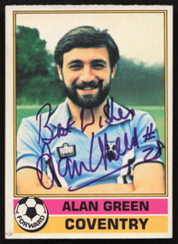 Alan Green Autographed 1977 Topps Card #146 Coventry SKU #259057