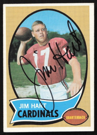 Jim Hart Autographed 1970 Topps Card #177 St. Louis Cardinals SKU #259098