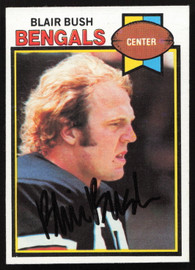 Blair Bush Autographed 1979 Topps Rookie Card #245 Cincinnati Bengals SKU #259192