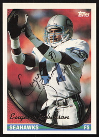 Eugene Robinson Autographed 1994 Topps Card #164 Seattle Seahawks SKU #259382