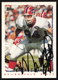 Mark Pike Autographed 1995 Topps Card #344 Buffalo Bills SKU #259392