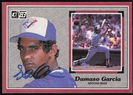 Damaso Garcia Autographed 1983 Donruss Action All Stars Card #17 Toronto Blue Jays SKU #259695