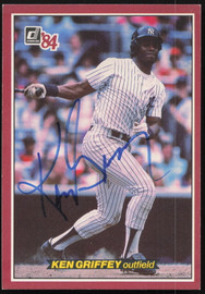 Ken Griffey Sr. Autographed 1984 Donruss Action All Stars Card #21 New York Yankees SKU #259703