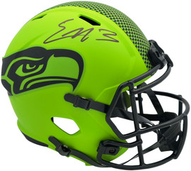 Nick Emmanwori Autographed Seattle Seahawks Rave Green Full Size Speed Replica Helmet Beckett BAS Witness Stock #260084