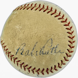 1930's Greats Autographed Official AL Baseball With 14 Signatures Including Babe Ruth, Lou Gehrig & Jimmie Foxx PSA/DNA #AP04956