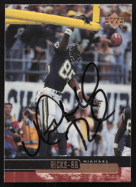 Takeo Spikes Autographed 1999 Upper Deck Card #48 Cincinnati Bengals SKU #260492