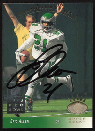 Eric Allen Autographed 1993 Upper Deck SP Card #199 Philadelphia Eagles SKU #260695