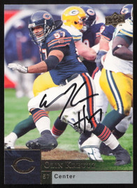 Olin Kreutz Autographed 2009 Upper Deck Card #41 Chicago Bears SKU #260589